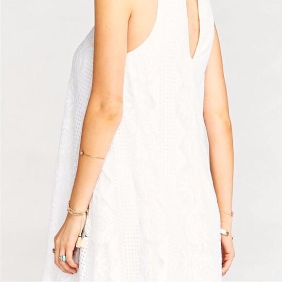 Show Me Your MuMu Embroidered Crochet Resort Dress - Picture 2 of 11